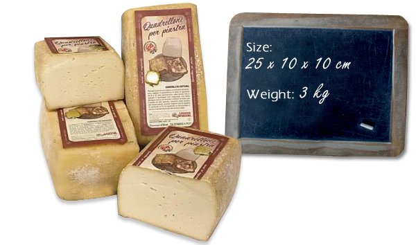 Quadrellone piastra cheese